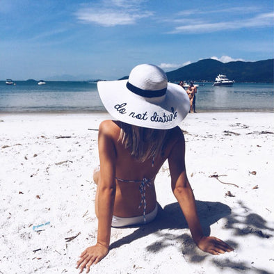 Do Not Disturb Sun Hat-women's beach hat womens sun hat-The Exceptional Store