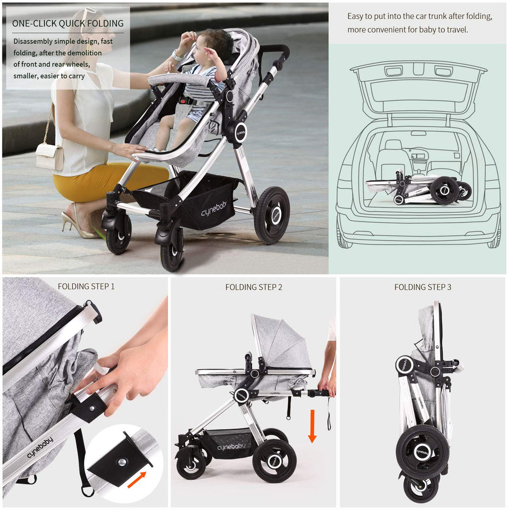 3 in 1 Baby Stroller, Baby Car Seat, Baby CarrierThe Exceptional Stor