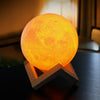 3D Night Light Moon Lamp-yellow moon with stand-The Exceptional Store