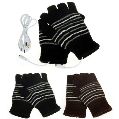 Rechargeable Hand Warmer Gloves-heated glove electric mittens usb heater mitts winter gear cold-The Exceptional Store