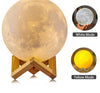 3D Night Light Moon Lamp-yellow and white moon-The Exceptional Store