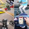 Bike Handlebar Phone Holder-iphone-handlebar-bracket-stand-bike-bicycle-motorcycle-mobile-phone-silicone-holder-mount-stroller-cellphone-gps-The Exceptional Store