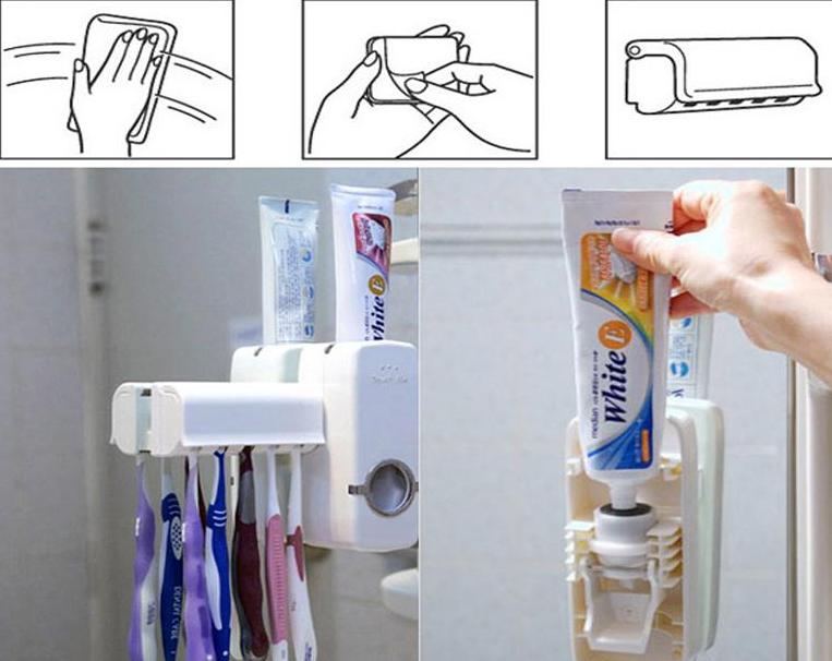 Timer Toothpaste Dispenser Automatic Toothpaste Dispenser Bathroom Set-The Exceptional Store