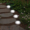 Waterproof Solar Powered LED Accent Lights-led disk disc lights landscape lighting outdoor light pathway lights-The Exceptional Store