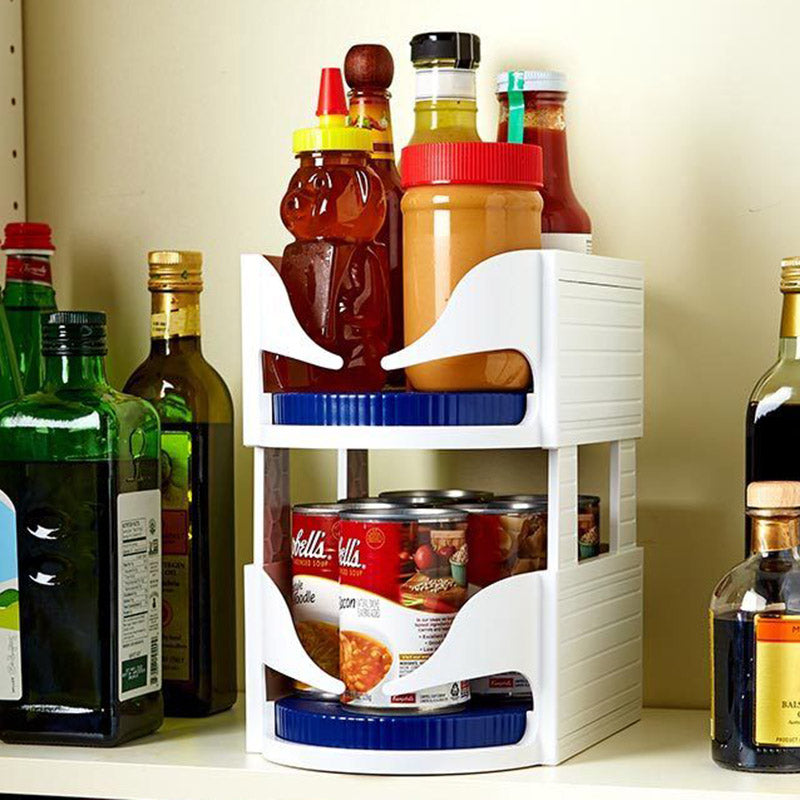 Rotating Kitchen Storage Caddy-pantry organizer-The Exceptional Store