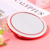 Compact LED Makeup Mirror Wireless Charger-women beauty makeup cosmetics makeup brushes lipstick eye shadow blush concealer foundation highlighter contour beautiful makeup mirror cosmetics mirror compact mirror wireless charger wireless phone charger-The Exceptional Store