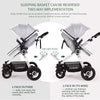 3 in 1 Baby Stroller, Baby Car Seat, Baby Carrier-baby babies newborn new mom baby boy baby girl baby shower gender reveal pregnancy announcement toddler infant pregnant women baby gifts baby nursery baby registry baby needs baby list baby necessities-The Exceptional Store