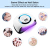 Nail Dryer Lamp LED UV 168W-manicure nail lamp nails dryer powerful gel coat nail polish top coat women professional- The Exceptional Store