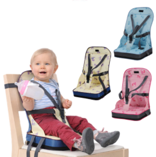 Portable Baby Booster Seat Travel Highchair-baby, babies, newborn, new mom, baby boy, baby girl, baby shower, gender reveal, pregnancy announcement, toddler, infant, pregnant women, baby gifts, baby nursery, baby registry, baby needs, baby list, baby necessities, highchair, booster seat, baby shower gift, booster chair, baby gift ideas-The Exceptional Store