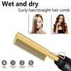 Electric Heated Hair Styling Comb-hot comb, hair styling, curling iron, flat iron, hair straightener, beard comb, men's hair, women's hair, curly hair, straight hair, coarse hair, fine hair -The Exceptional Store
