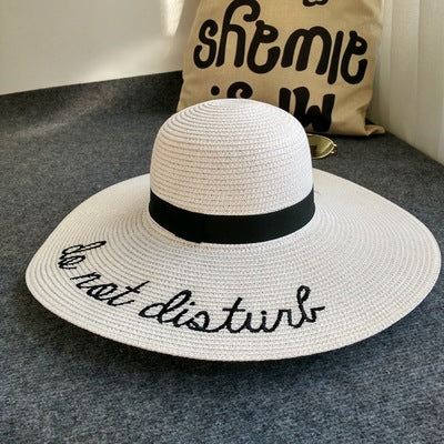 Do Not Disturb Sun Hat-women's beach sun hat-The Exceptional Store