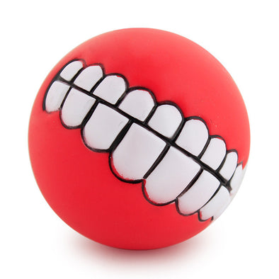 Funny Teeth Squeaky Toy-dog toy ball fetch-The Exceptional Store