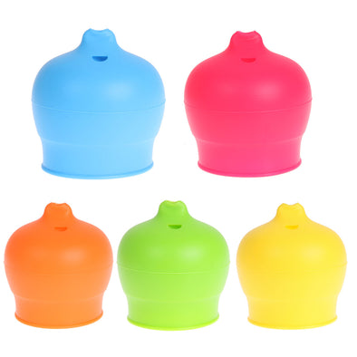 Stretchy Sippy Cup Lids-spill proof kids baby drink cover-The Exceptional Store