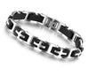 Cross Action Stainless Steel Bracelet-mens fashion men's bracelet-The Exceptional Store