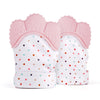 Baby Teething Glove-pink glove soothes teething gums-The Exceptional Store