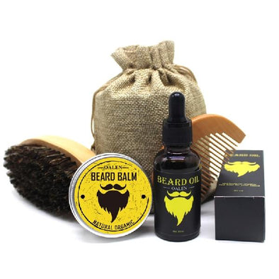 Organic Beard Care Kit-men's shaving grooming beard maintenance-The Exceptional Store 