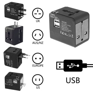 All In One Universal Power Adapter-Universal Power Adapter with USB output-The Exceptional Store