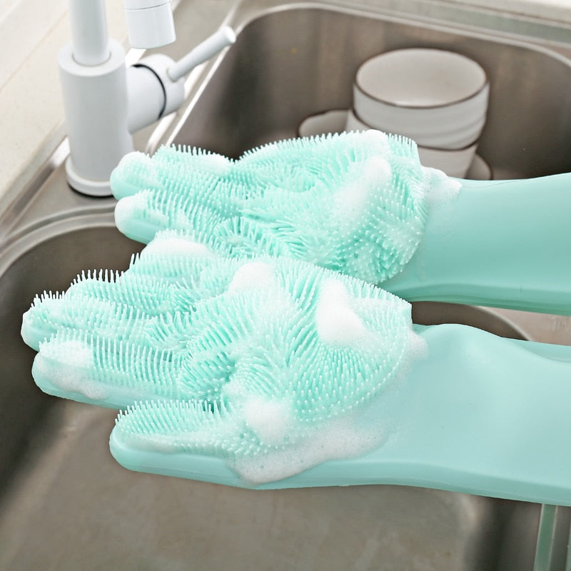 Magic Dishwashing Gloves-kitchen home cleaning-The Exceptional Store